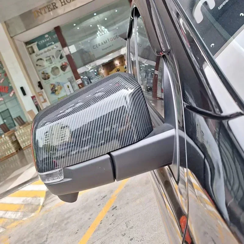 Для Ford Ranger T9 4X4 Everest 2023 2024 углеродное волокно боковое зеркало заднего вида крышка