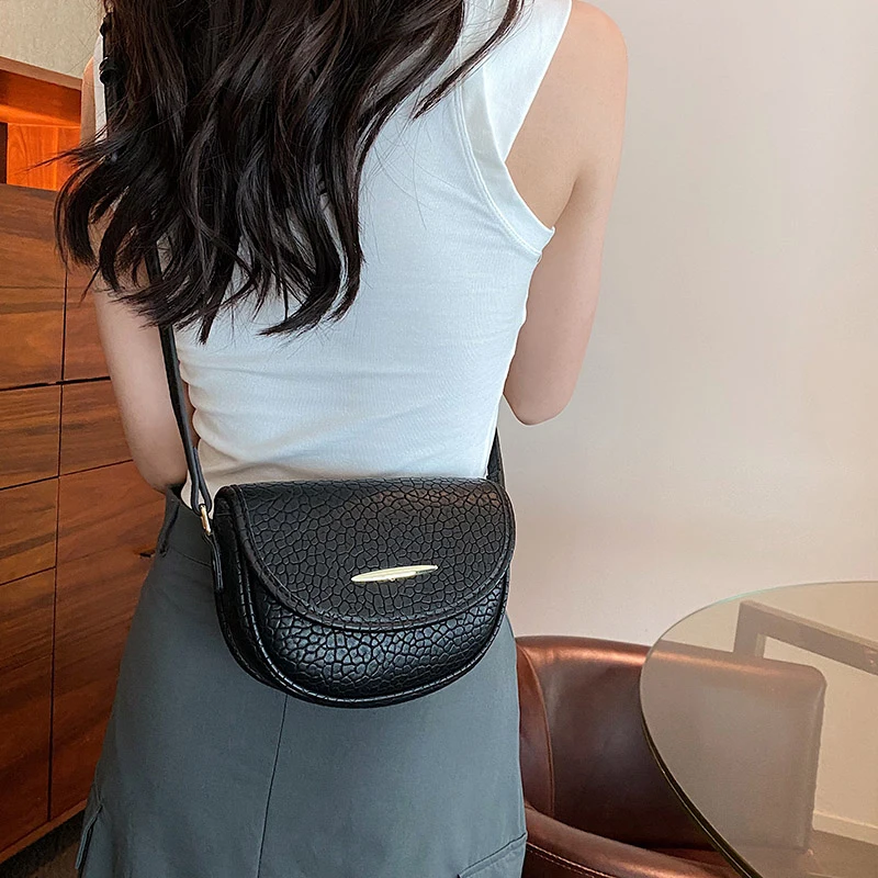 2023 Summer Brand Small PU Leather Colorful Crossbody Bag for Woman Fashion Cute Phone Shoulder Side Bags Handbag Kawaii Purses