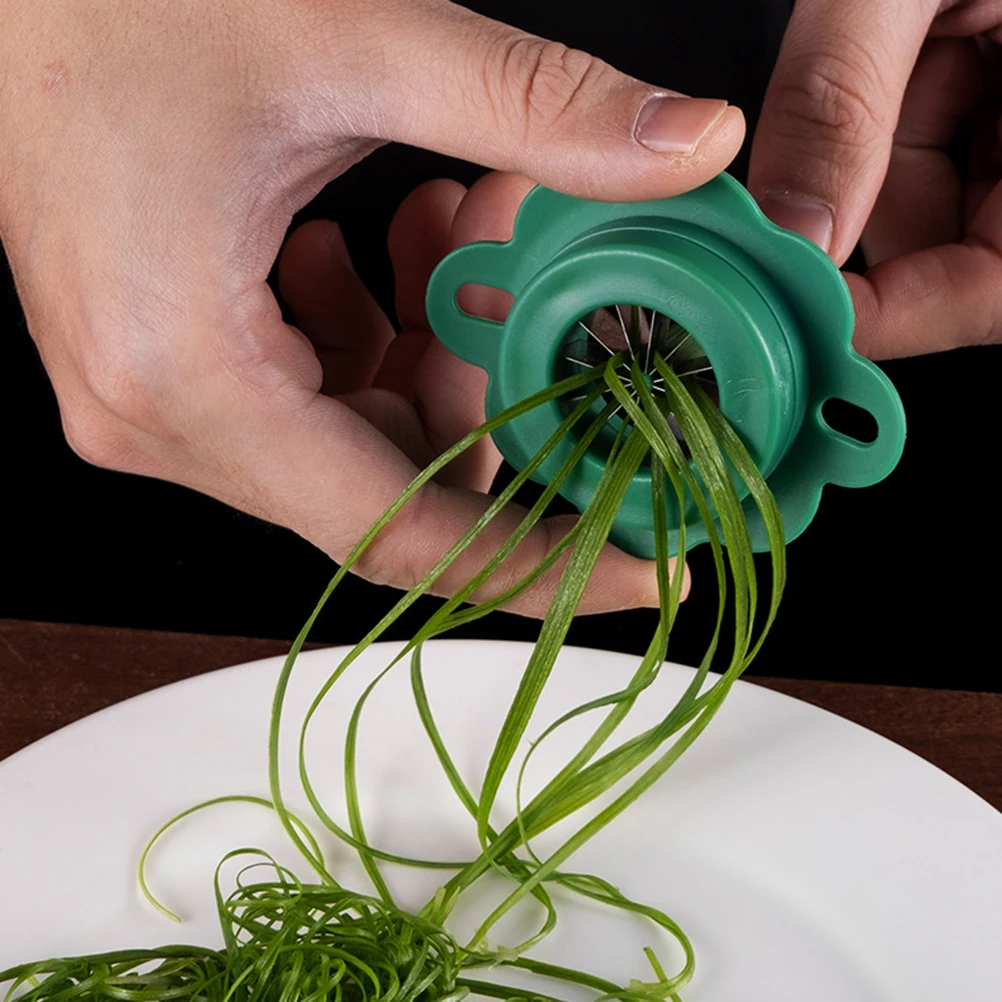 

Green Onion Easy Slicer Shredder Plum Blossom Cut Green Onion Wire Drawing Kitchen Superfine Vegetable Shredder