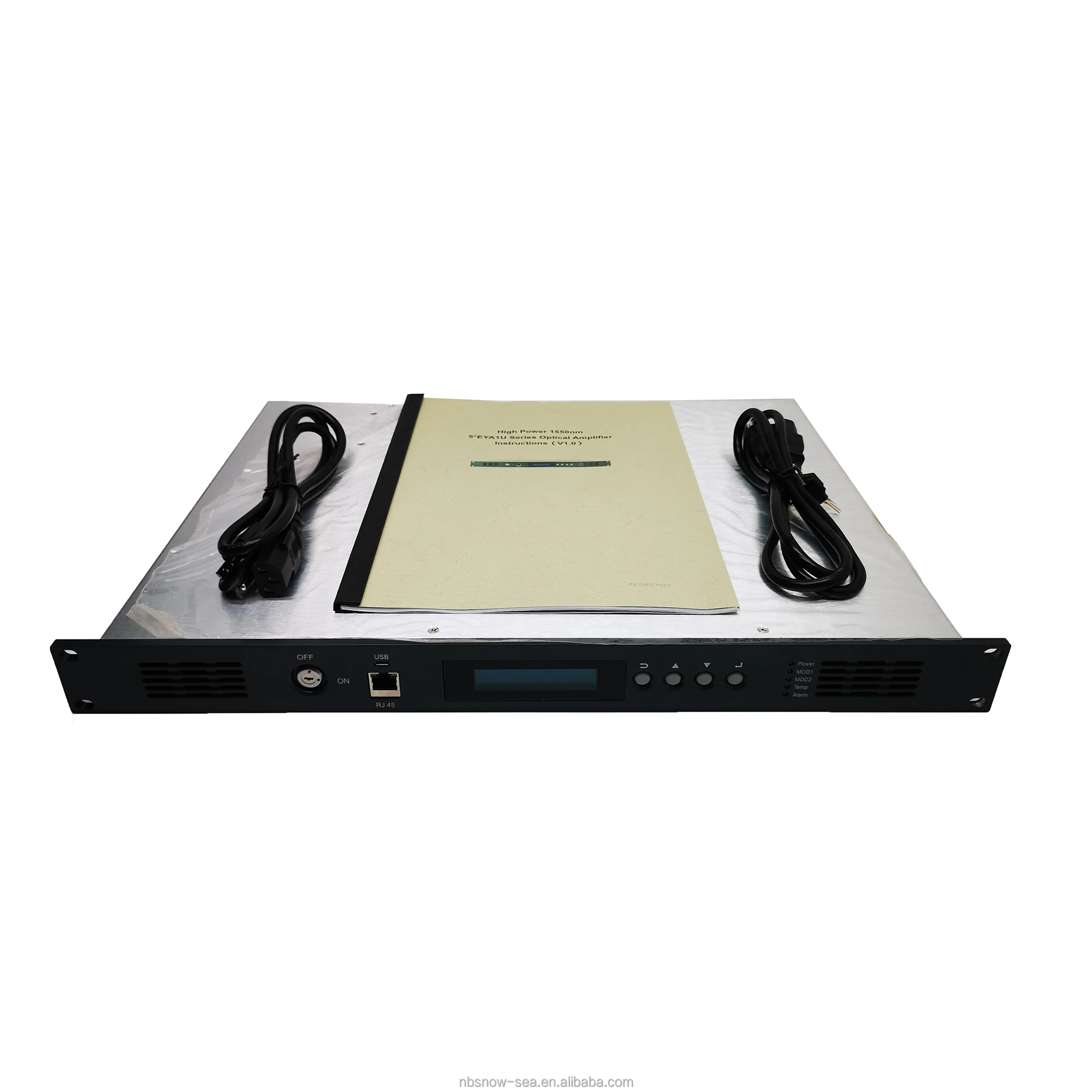 FTTH CATV GPON 1550nm EDFA 8-портовый 19dBm волоконно-оптический усилитель с WDM