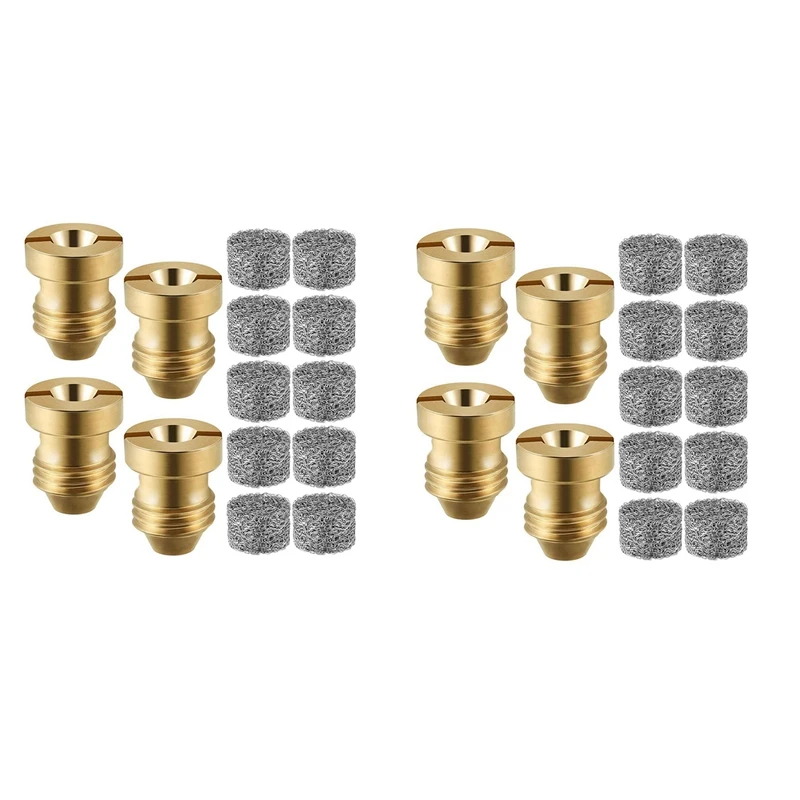 

Hot 8 Pieces Foam Cannon Orifice Nozzle Tips And 20 Pieces Foam Maker, Universal 1.1 Mm Thread Nozzle And Mesh Filter
