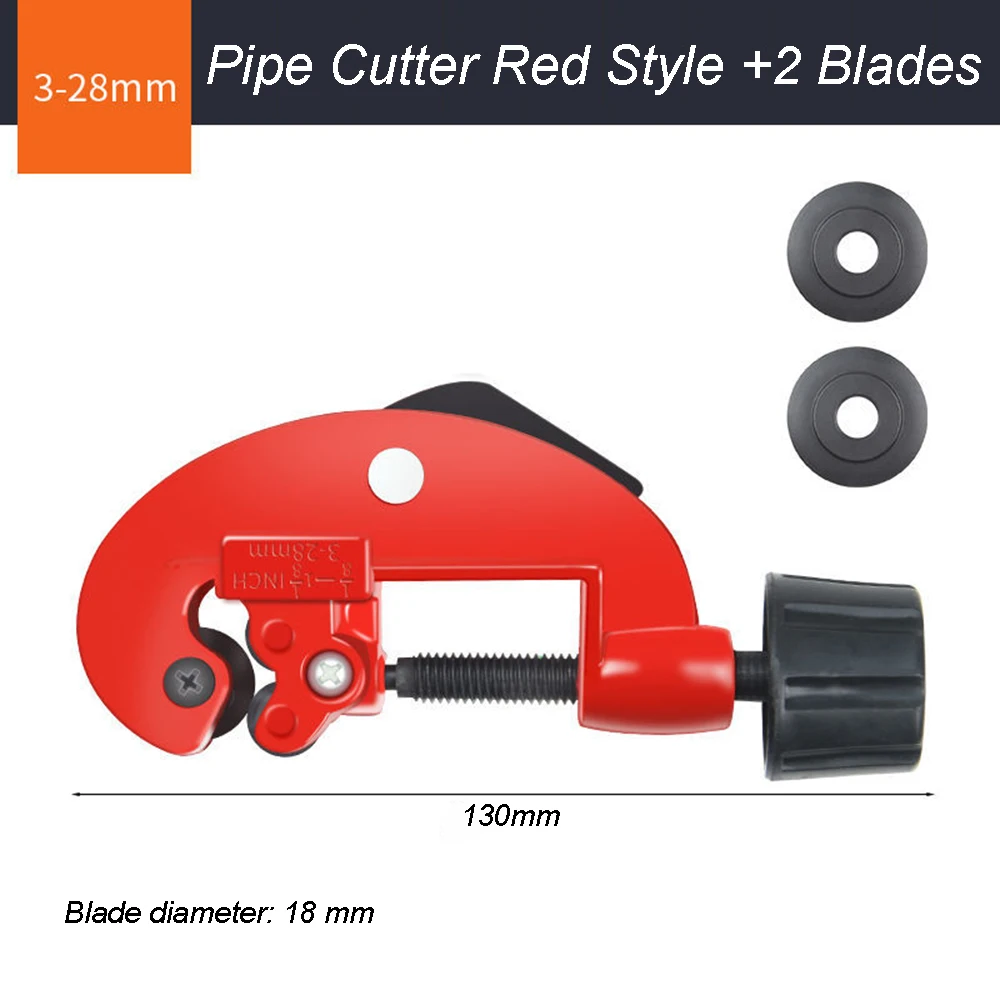 

1 Pcs Red Pipes Cutting Artifact 3-28mm Pipe Knife Cutters 3-30mm PPR Pipe Cutter Tool 3-16mm Cuttings Tool Pipe Cutter Blades