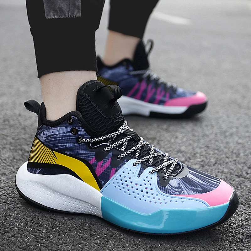 Men's Basketball Shoes Mesh Breathable 
