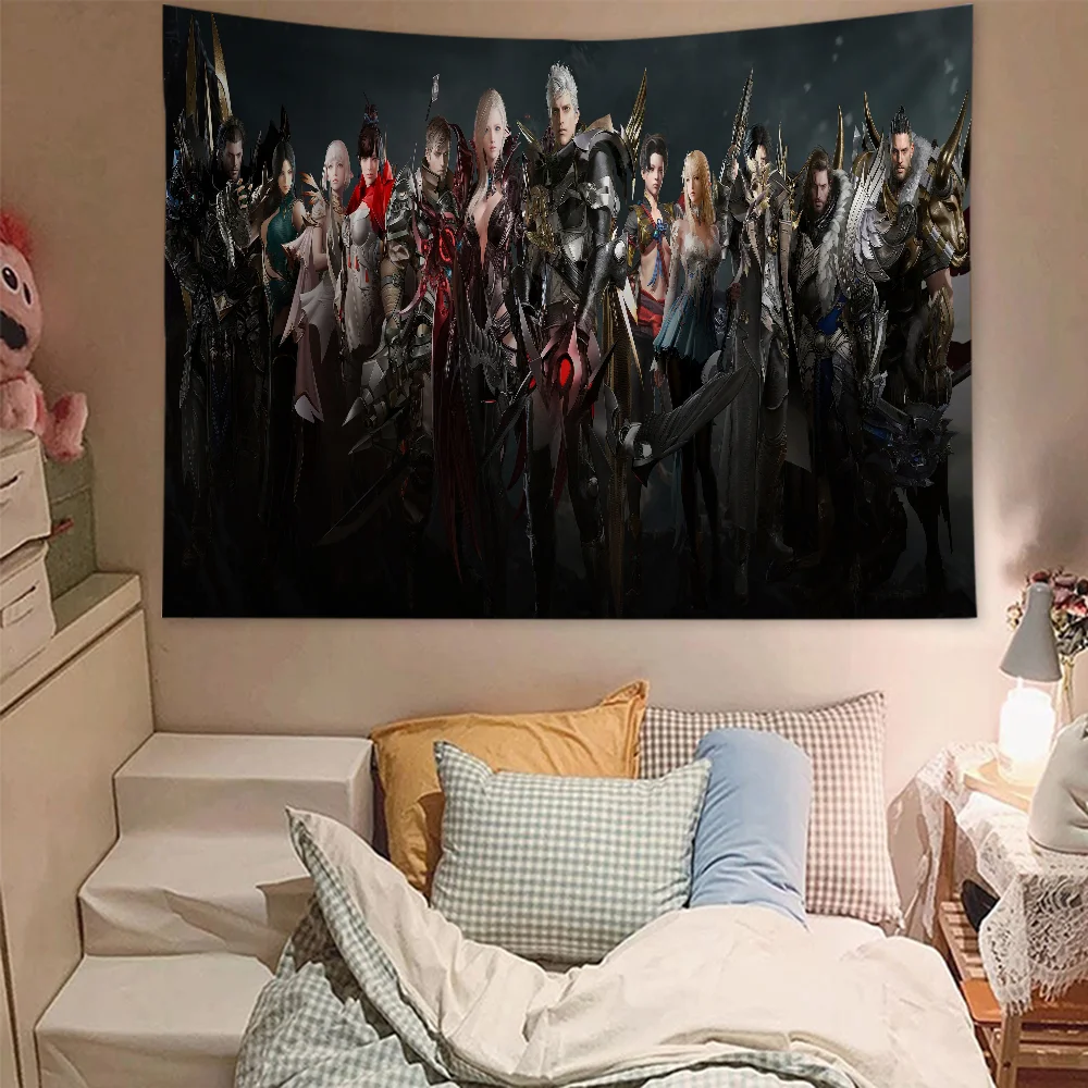 Игра Lost Ark красочный гобелен настенный с цветком хиппи настенные ковры декор для