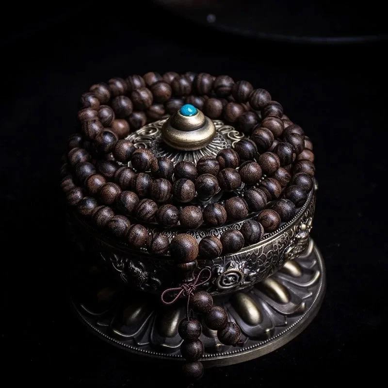 Натуральный Деревянный мужской браслет Agarwood 2 0 108 шт.