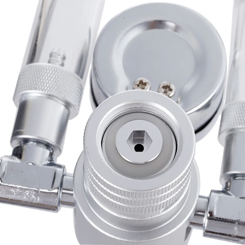 Аквариум CO2 регулятор Соленоидный клапан комплект счетчик пузырей аквариум DIY