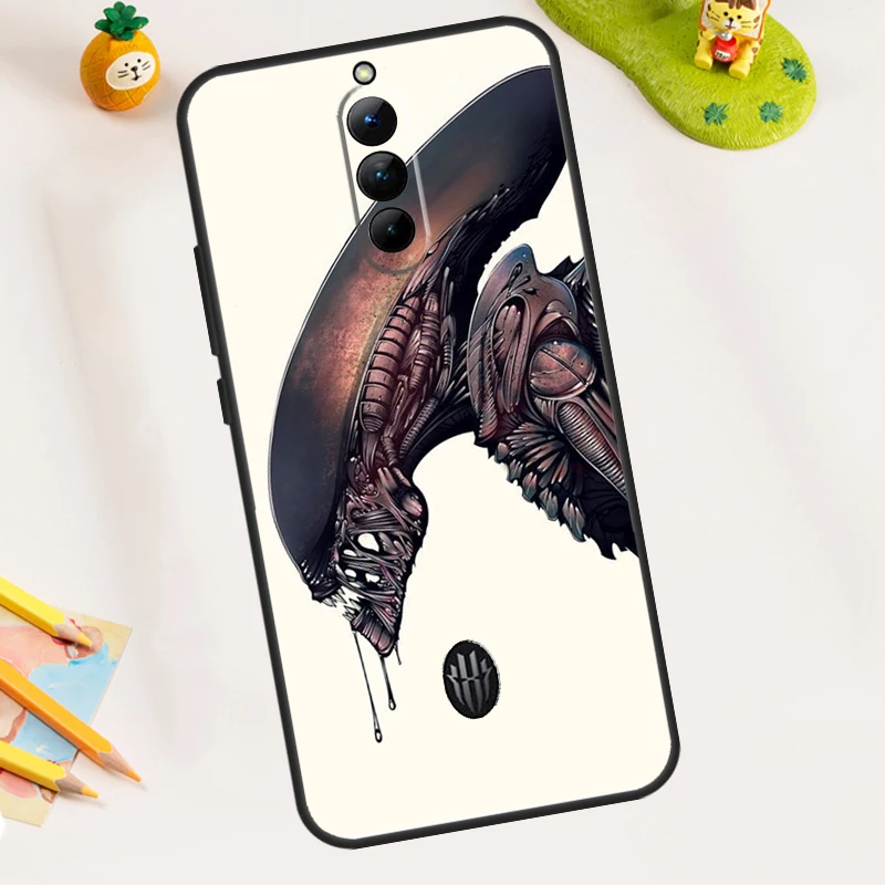 Фото Чехол Alien Horror для ZTE Nubia RedMagic 11 9 8 10 Pro Plus 8S 9S 10S Pro 5G 5S 6 7 6S 7S Pro 11 Air Cover №2