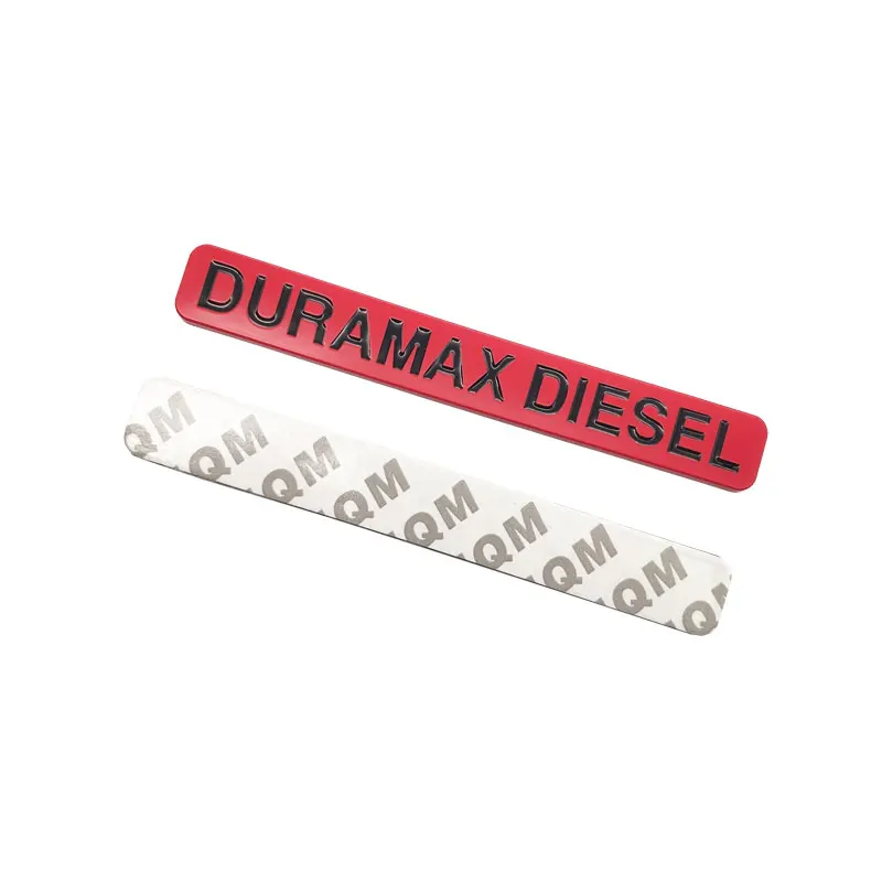 Металлическая 3d-наклейка дизель Duramax с логотипом наклейка на заднюю часть