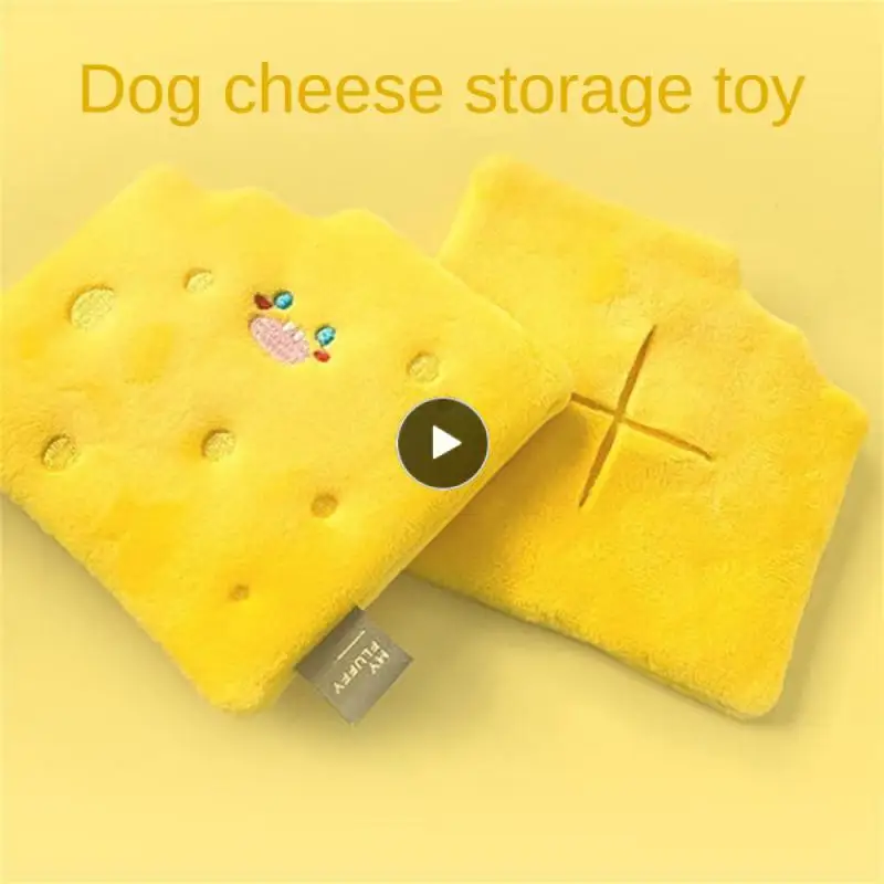 

Clear Stripes Plush Soundmaking Toys Excellent Toy Material Clear Texture Dog Plush Squeaky Interactive Toy Soft Design Pet Toys