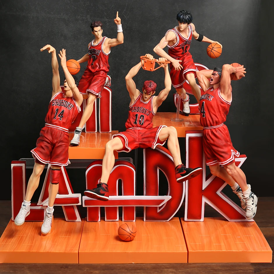 

Slam Dunk Hanamichi Sakuragi покупки рукава Kaede Mitsui Hisashi Miyagi Ryota Акаги Такенори Коллекционная статуя игрушка-модель