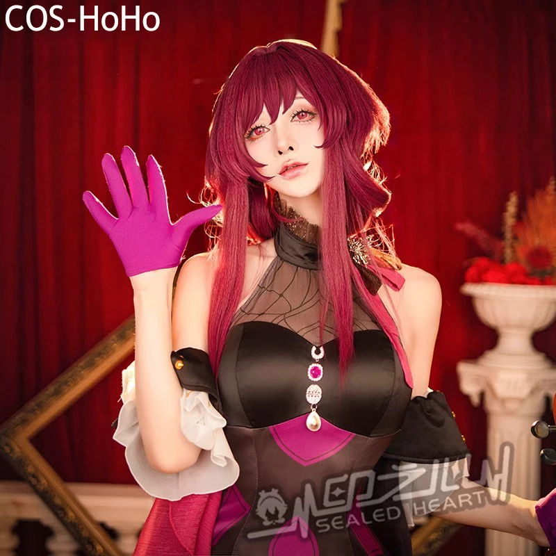 COS-HoHo Honkai: Star Rail Kafka Концертное платье Игровой костюм Элегантная униформа Косплей