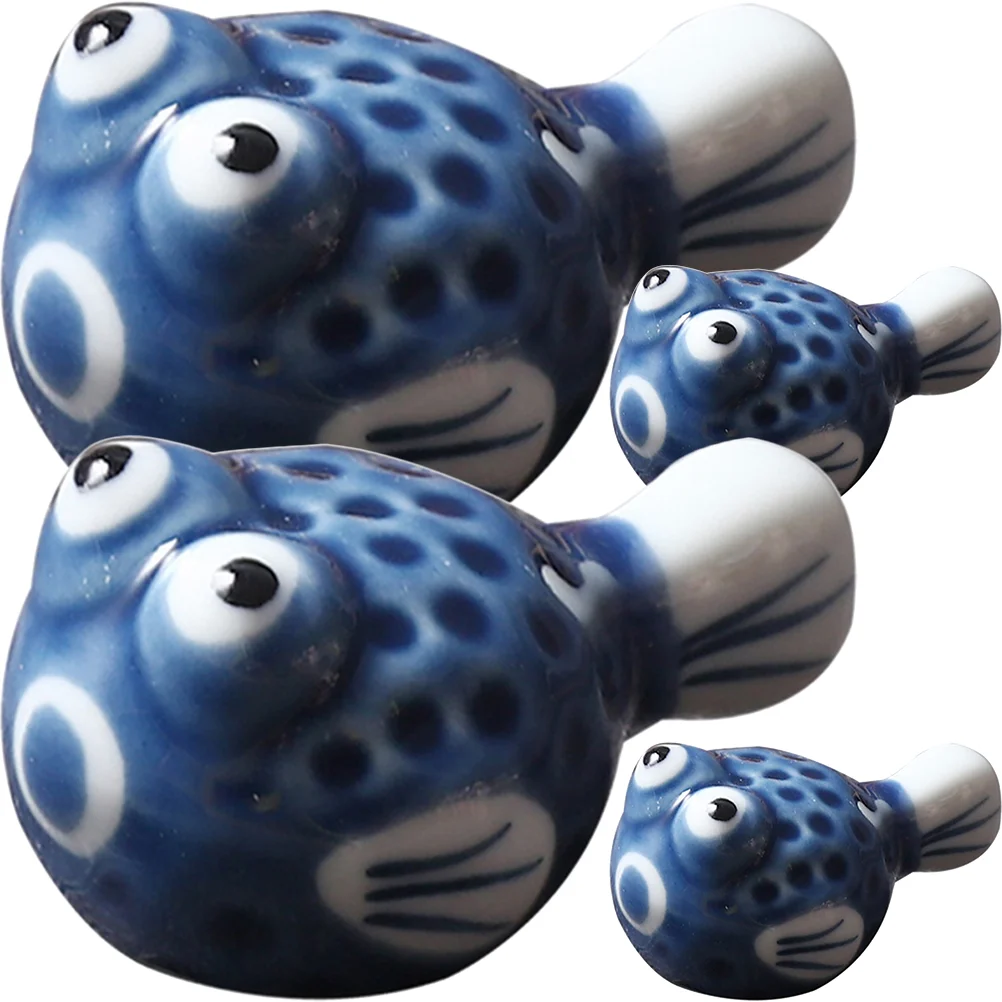 

4Pcs Tabletop Chopstick Home Ceramic Chopstick Rack for Kitchen