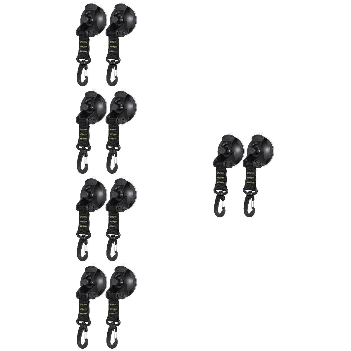 

10 pcs Bathroom Hook Multi-purpose Hook Window Suction Hanger Towel Hook