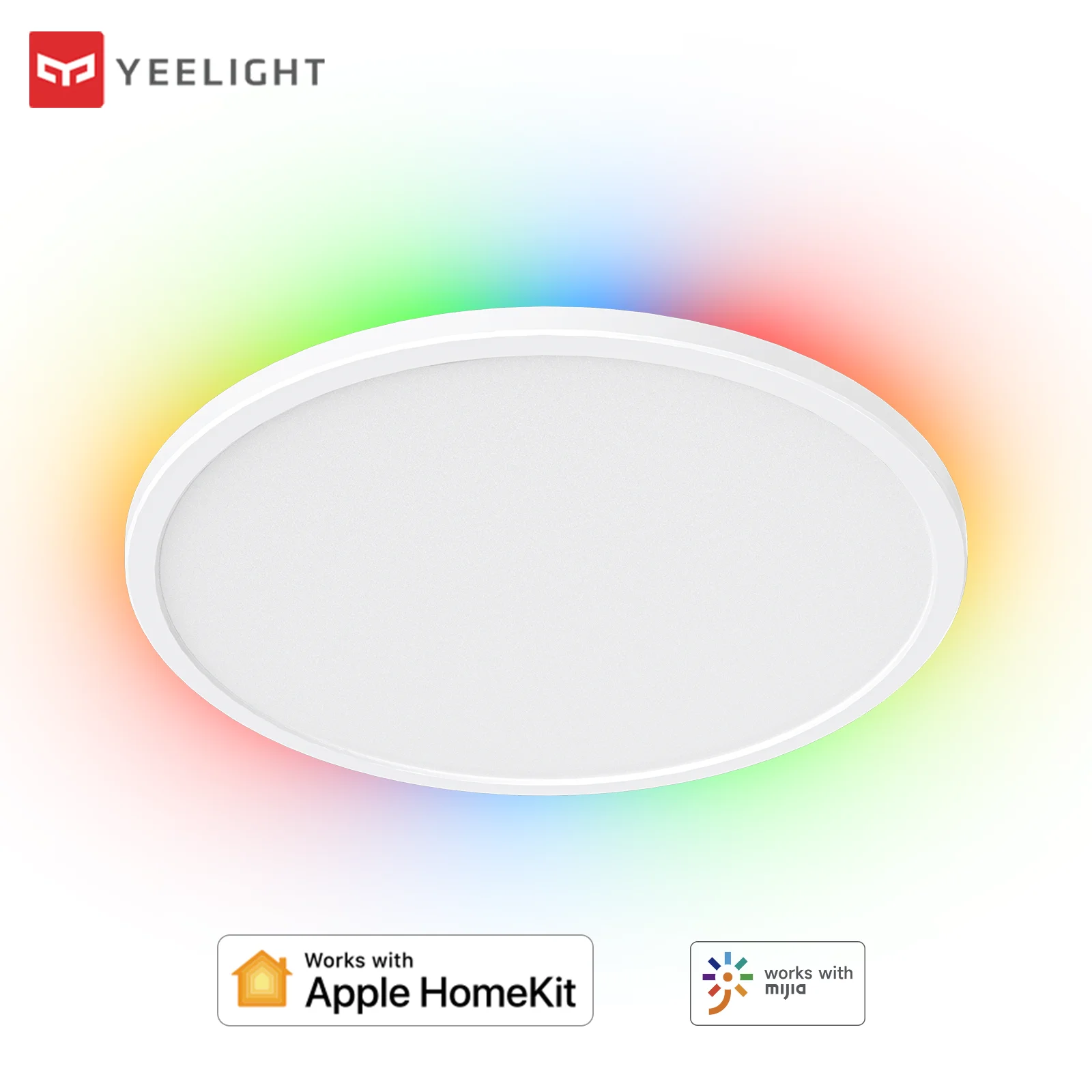 yeelight smart led RGB ceiling light 400C Ultra thin ambient color light smart voice control work with Homekit & Mi home app