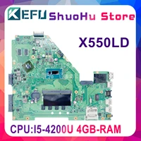 x550ld motherboard is suitable for asus x550lc a550l y581l w518l x550ln laptop motherboard i5 4200u 4g ram gt720m 100 test