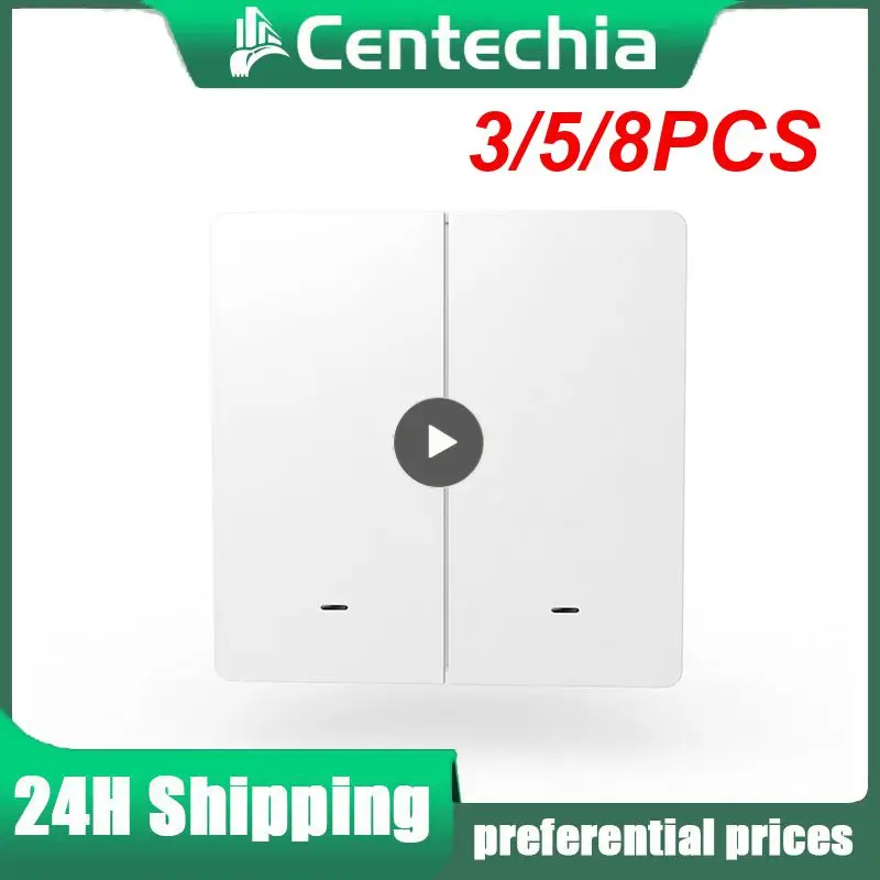 

3/5/8PCS Smart Home Automation Mini Switch Module Supporte 2-way Control App Control Wifi Wireless Switch 16a Voice Control