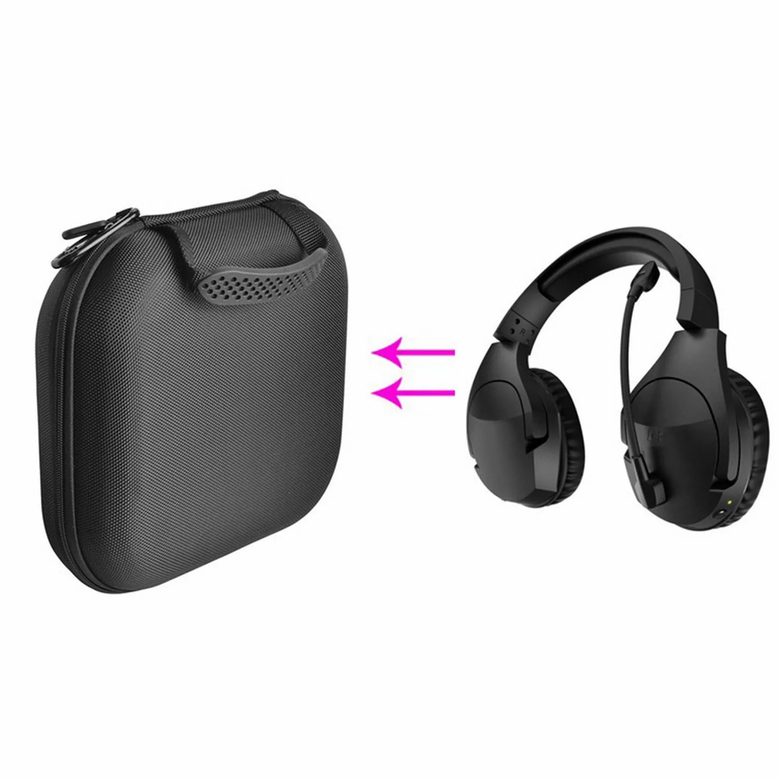 

Подходит для HyperX Организатор для наушников Hard Shell Чехол Lighting Cable