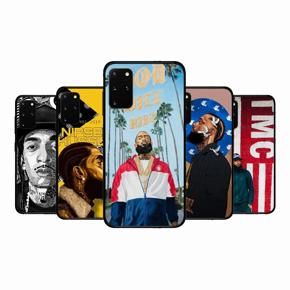 N-Nipseys Rapper H-Hussles Phone Case For Samsung S 9 10 20 21 22 23 30 24 Plus Lite Ultra FE S10lite Fundas