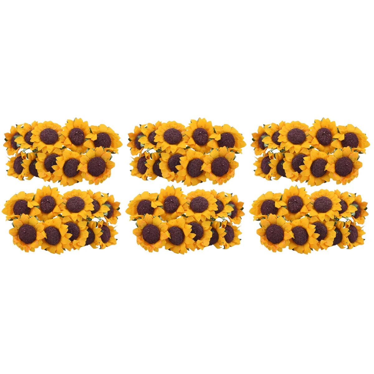 

Sunflower Flower Artificial Decor Wedding Flowers Stem Centerpieces Embellishments Sunflowers Floral Decoration Simulation Head