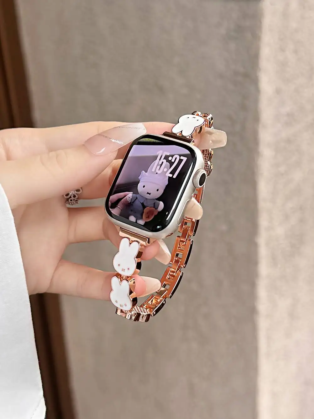Фото Красивый браслет для Apple Watch, женский ремешок серии 11/8/7/6/10/9, 40 мм, 41 мм, 38 мм, 42 мм, 44 мм, 45 мм, 46 мм, ремешок №2