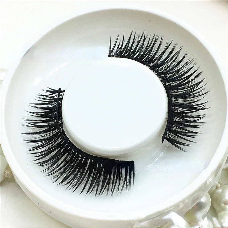 4 шт. магнитные ресницы 3D ручной работы, норковые многоразовые магнитные накладные ресницы, тройные натуральные мягкие волосы, 3 магнита, ресницы для макияжа