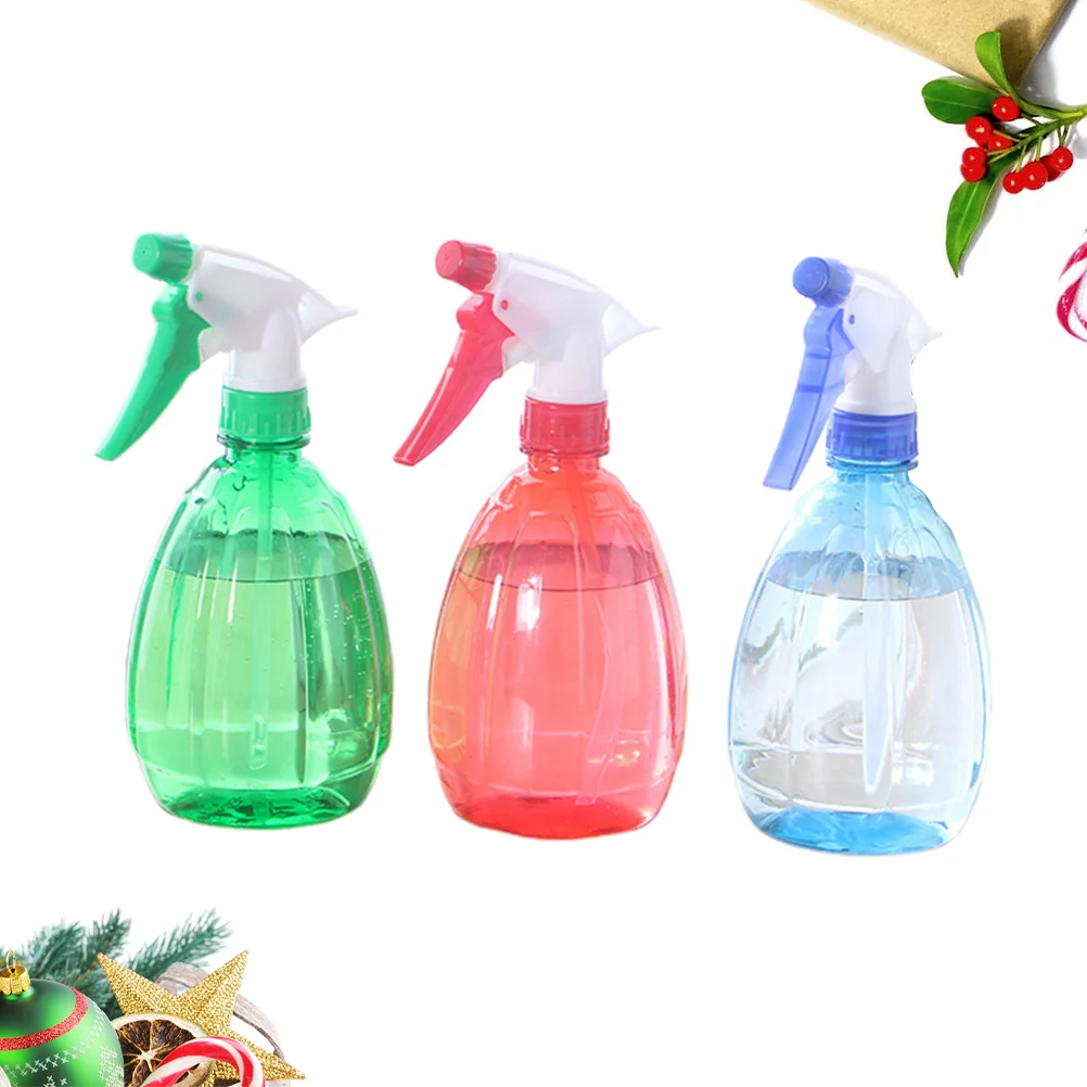 

3 PCS Plastic Spray Bottles Indoor Metal Water Sprayer Small Watering Can Plants