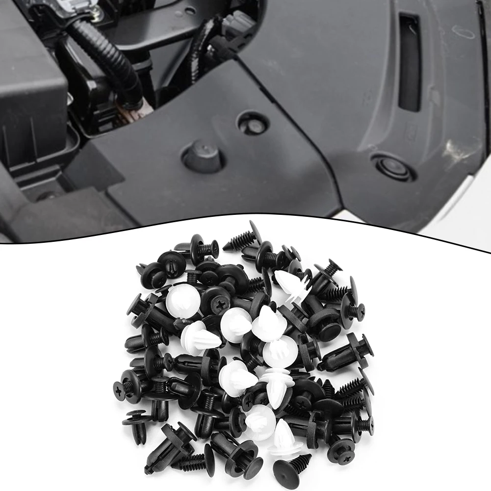 

High Quality Practical Brand New Durable Car Trim Clips Universal Fit Car Auto Parts Plastic Screws 100 Pieces