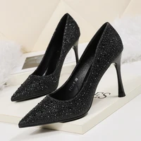 womens shoes 2022 high heels bling sexy korean fashion pumps elegant shoes big girl shoes