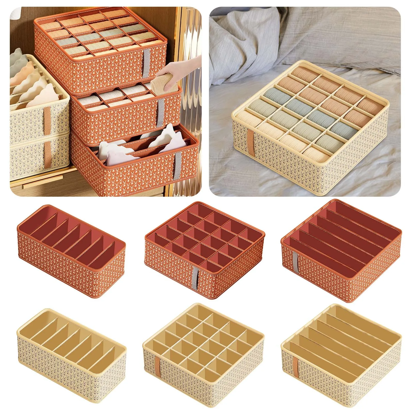 Clothing Storage Basket Multipurpose Organizer Under Bed Storage For Blankets