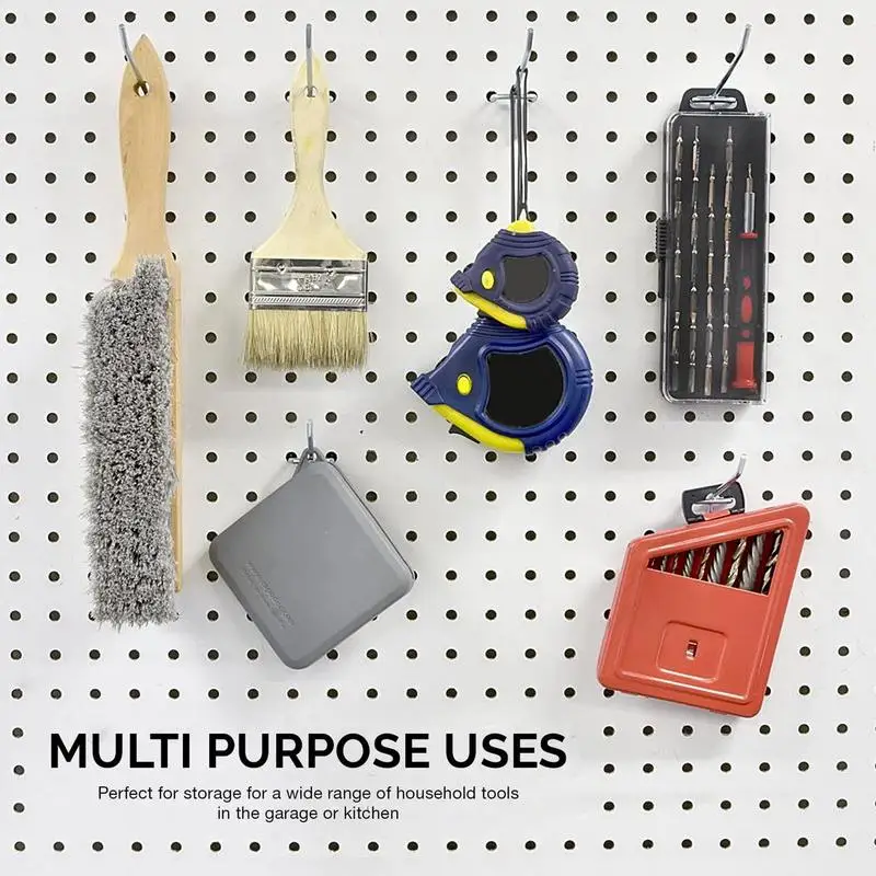 

Pegboard Hooks Universal Fit 50-Piece Value Pack