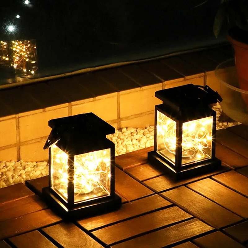 

Solar Palace Lantern Lawn Camping Decoration Landscape Garden Courtyard European-style LED Atmosphere Light Candle Star Lights