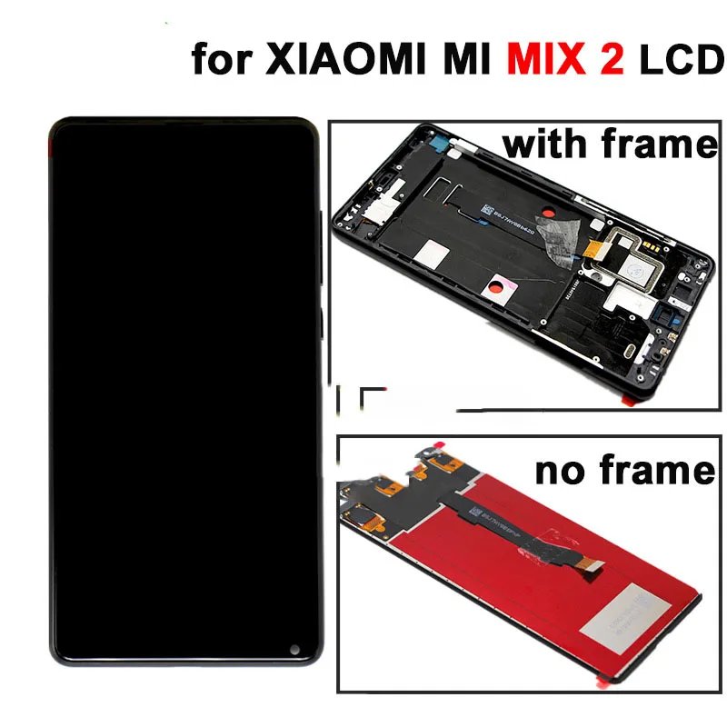 

ЖК-дисплей 5,99 дюйма для XIAOMI Mix 2 с сенсорным экраном и дигитайзером с рамкой Snapdragon 835 для XIAOMI MI MIX 2 LCD MIX2, ЖК-дисплей в сборе