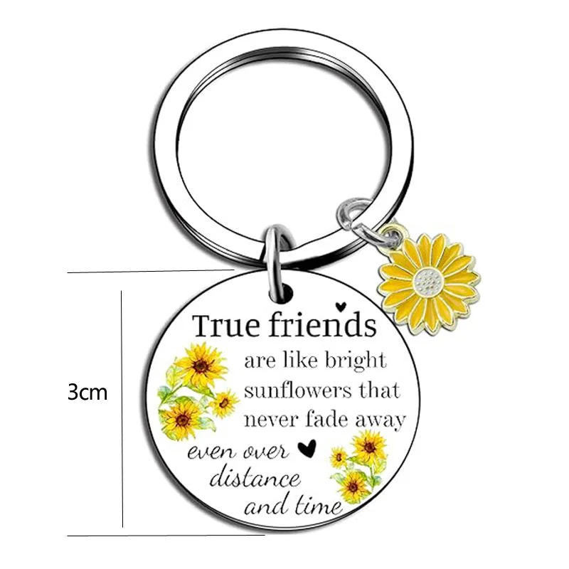 10-компонентный брелок из нержавеющей стали цвета подсолнуха для настоящих