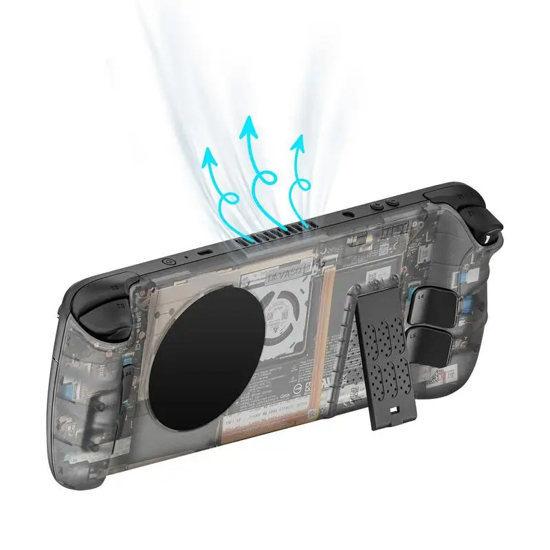 

Transparent Back Plate For Deck DIY Clear Edition Replacement Shell Case Set For Deck Game Accessories For Adults Teens