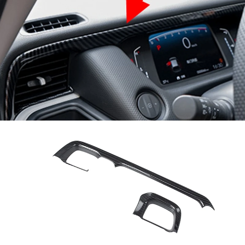 

Carbon Fiber Central Control Dashboard Trim for Honda FIT JAZZ 2021