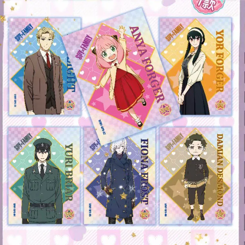 Оптовая продажа шпионская семейная коллекция карт Waku креативный мир Qr Ssr