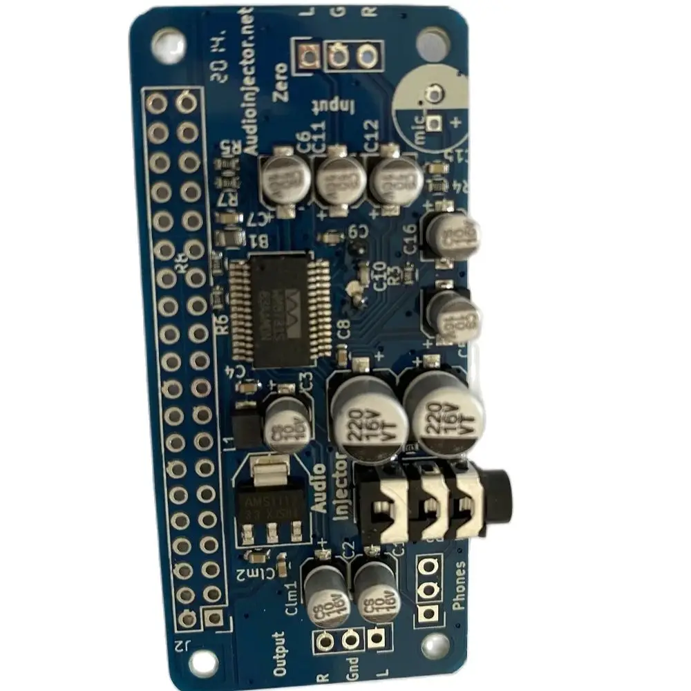 Фото Audio Injector PPI0 для Raspberry Pi HIFI DAC HAT HIFI DAC аудио Плата расширения для Raspberry Pi Zero и т. д. №2