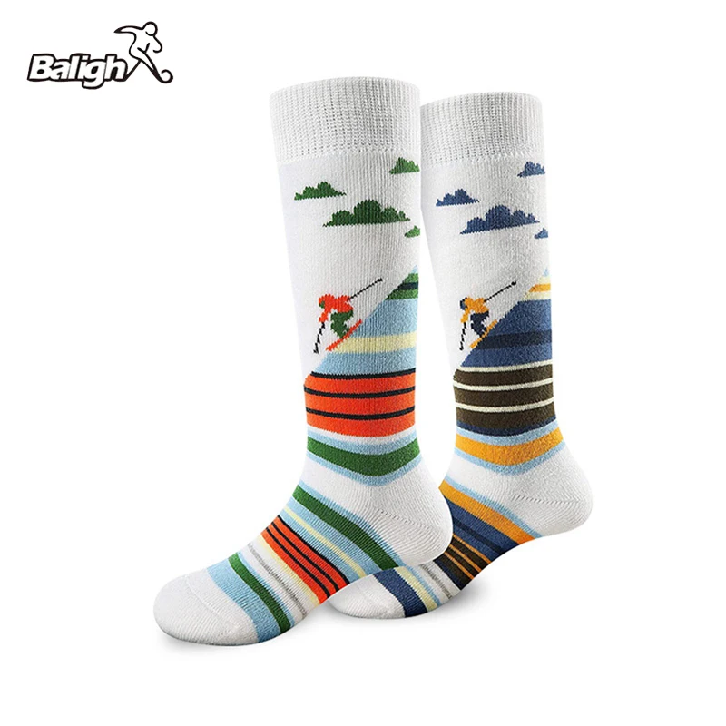 

1Pair Winter Men Woman Thermal Stockings Ski Warm Breathable Socks Outdoor Sports Long Sock For Ski Hiking Snowboarding Climbing