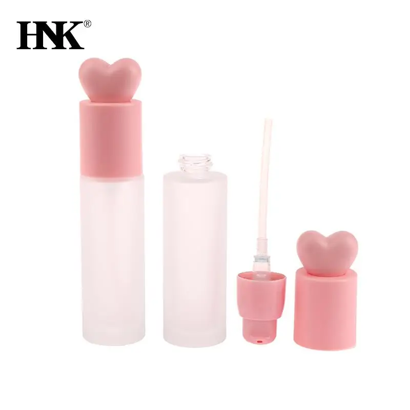 

30ml Glass Essence Lotion Bottle Empty DIY Cosmetic Container Liquid Foundation Dispenser With Pressure Pump Head And Lid