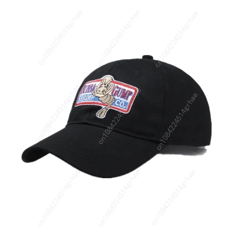 Фото Компания Outdoor Forrest Bubba Gump Red Cap Shrimp CO. Бейсболка в стиле Форреста Гампа для косплея, с принтом и вышивкой, спортивная кепка №3