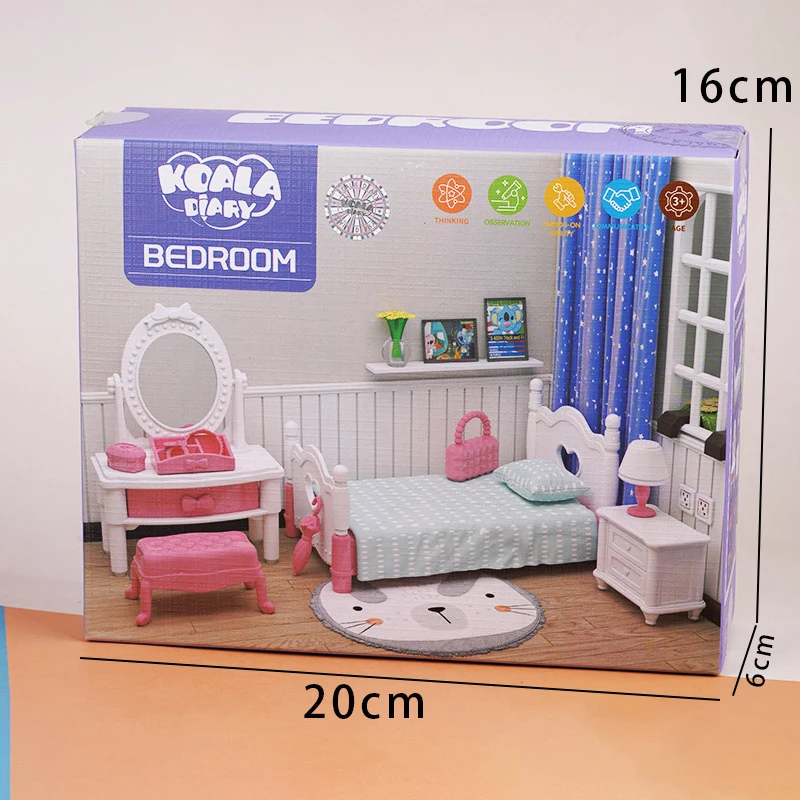 1 компл. 1:12 кукольный домик миниатюрный туалетный столик прикроватная тумбочка