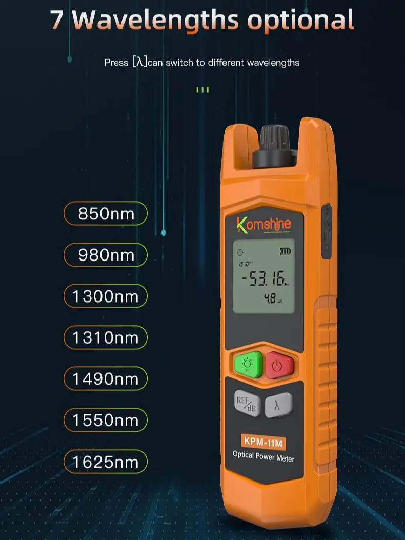 Мини-оптоволоконный измеритель мощности Флейта с уникальным дизайном со