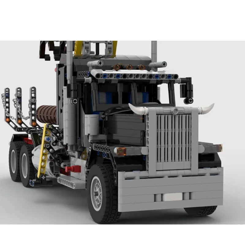 99397 Строительный блок MOC- 154900 389 бревенчатый грузовик пиломатериалы голова