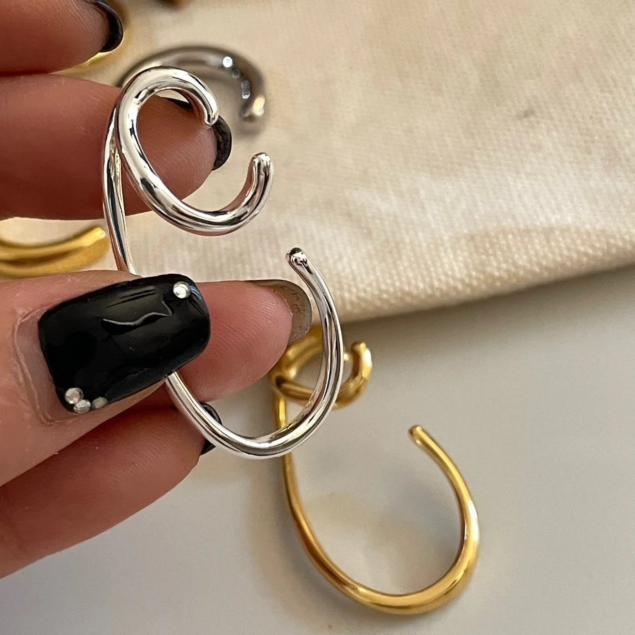 

Серьги, серьги-клипсы, простые и модные серьги в французском стиле без ушных отверстий, легко сочетаются, индивидуальные,