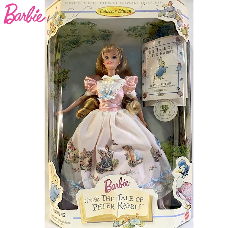 

Original Barbie Doll Rabbit Fairy Tales Series 1997 Bunny Pattern Clothing Retro Dolls Toys for Girls Collector Edition Treasure