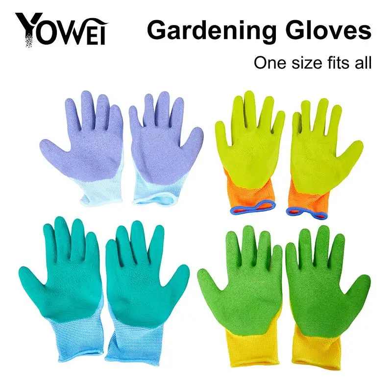 

Durable Waterproof Breathable Children Gardening Gloves Toddlers Oil Resistant Non-slip Anti-stab Handwork Protective Gloves