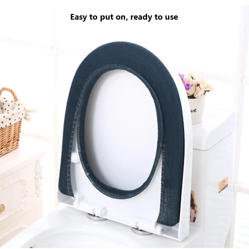 

Type O Toilet Seat Cover Universal Warm Washable 30.6cm Diameter Covers