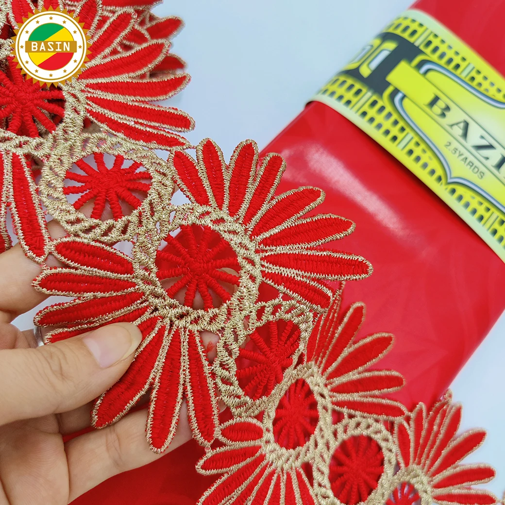 Красная лента для ремесленных изделий с вышивкой и раковиной Роскошная ткань