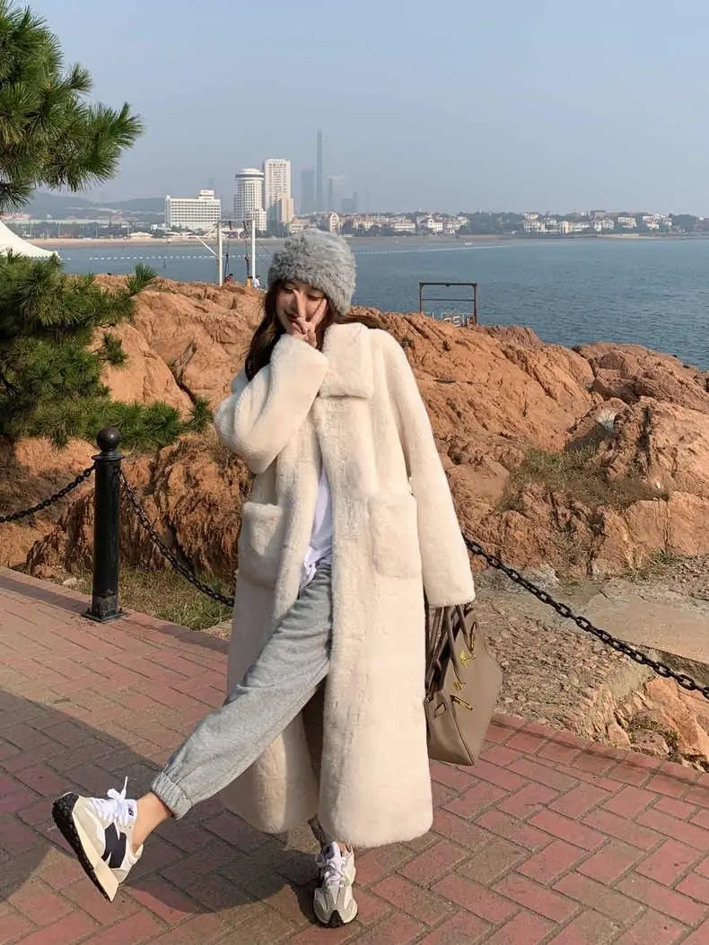 Long Coats Winter Coat for Women Fur Coat Warm Jacket Women Faux Fur Coat Women Fur Jackets for Women 2022 Faux Fur Coat Women