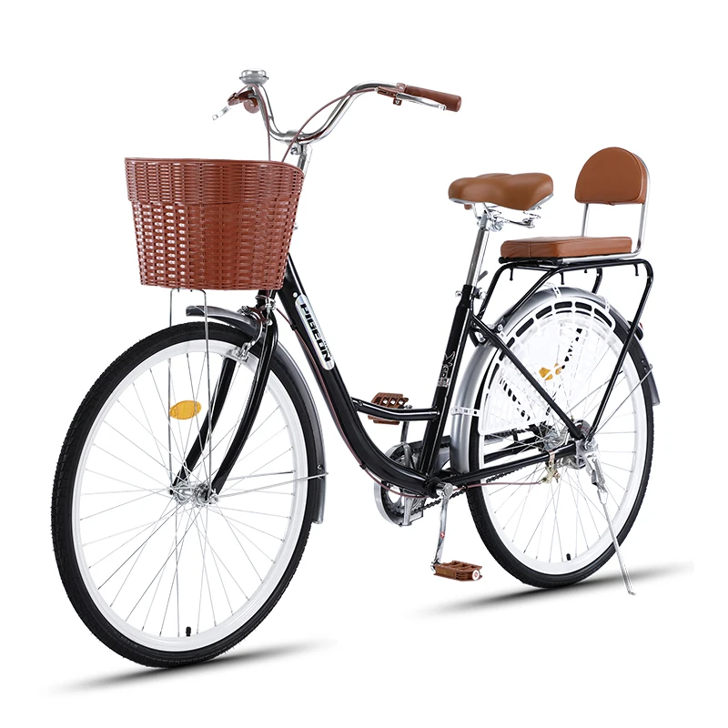 Fixie Speed Urban Bicycle Free Shipping Vintage Basket Adults Bicycle Single Road Cheap Full Suspension Bicicleta Outdoor Sports